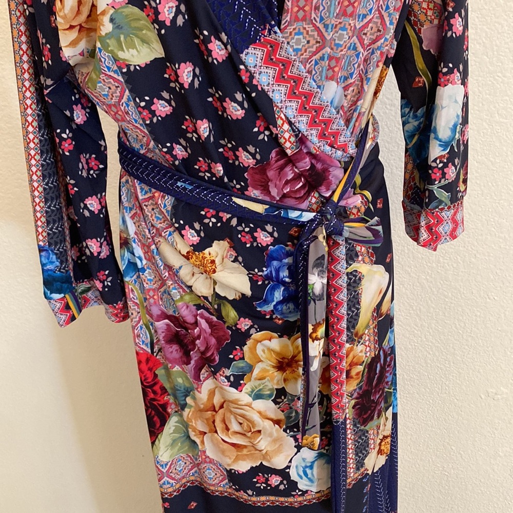 Johnny Was wrap dress - Picture 3 of 7